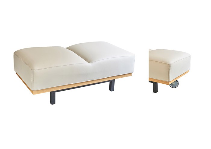 Mioedition- pouf deux places- bench-designer furniture- meuble de créateur